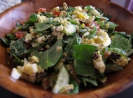 egg & walnut salad